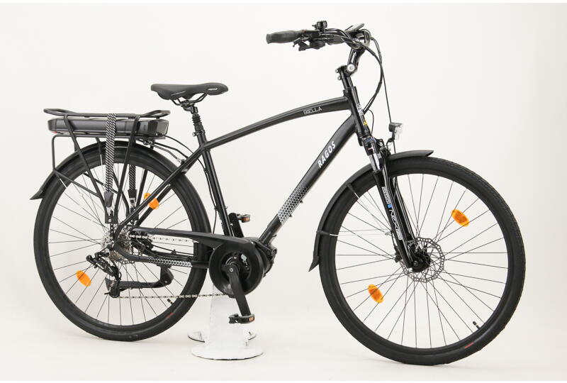 Ragos Biella 28 Zoll E-Bike 8-Gang Kettenschaltung 396Wh 11,1Ah Akku schwarz Rahmenhöhe: 50 cm
