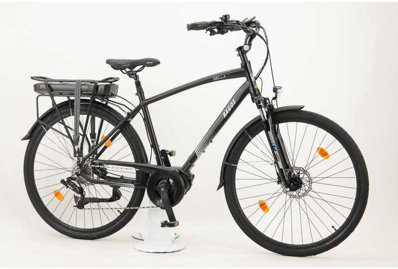 Ragos Biella 28" Treking E-Bike mit 8-Gang Sram Kettenschaltung Mittelmotor 70Nm, 396W 11,1 Ah Herrenfahrrad 8 Gang Kettenschaltung schwarz Rahmenhöhe: 50 cm