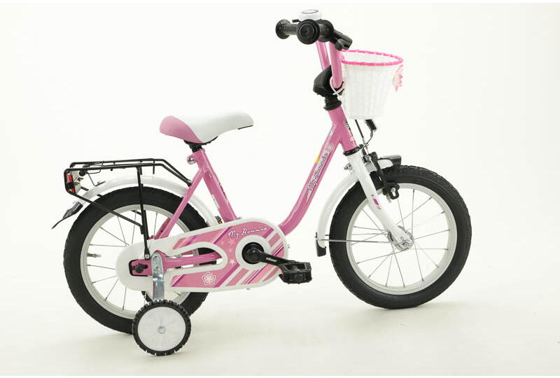 My Bonny My Bonny 14" Kinderrad mit Rücktrittbremsnabe 14 Zoll rosa Rahmenhöhe: 25 cm