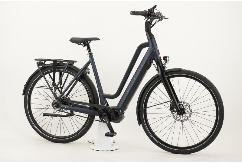 Gazelle Chamonix C5 HMS 28" City-/Trekking E-Bike 5-Gang Freilaufnabe, 630Wh 17,5 Ah Damenfahrrad 5 Gang Nabenschaltung mit Freilauf blau Shimano Rahmenhöhe: 57 cm