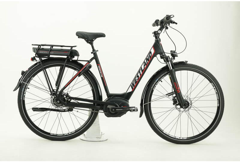 Westland Premium E N8 28 Zoll Wave E-Bike 8-Gang Nabenschaltung 500Wh 13Ah Akku schwarz Bosch Rahmenhöhe: 49 cm