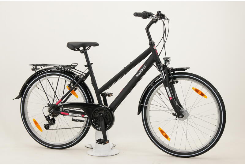 Pegasus Avanti 18 26" ATB-Street-Bike 18-Gang Shimano Kettenschaltung 26 Zoll jugendfahrrad Kettenschaltung schwarz Rahmenhöhe: 50 cm