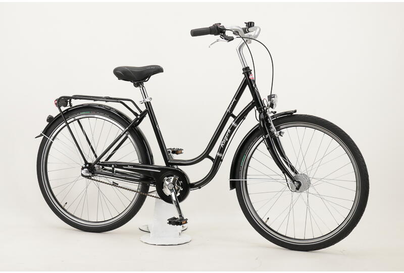 Ragos Sunny 3N 28 Zoll Retro Damenrad 3-Gang Nabenschaltung mit Rücktrittbremse schwarz Rahmenhöhe: 46 cm