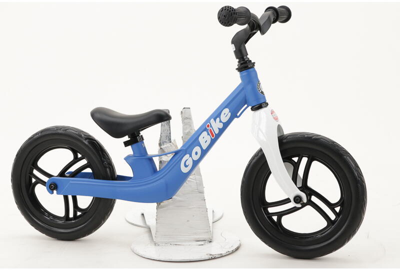 GoBike 12 Zoll Lauflernrad matt-blau/weis