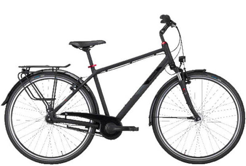 Pegasus Solero SL 7 28 Zoll Trekkingbike 7-Gang Nabenschaltung schwarz Rahmenhöhe: 60 cm