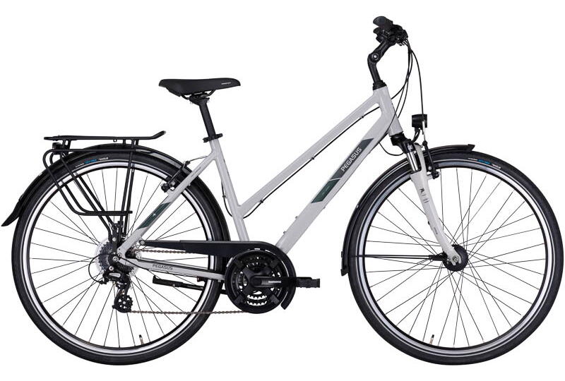 Pegasus Solero SL 24 28" Trekkingbike 24-Gang Shimano Kettenschaltung 28 Zoll erwachsenenfahrrad Kettenschaltung grau Rahmenhöhe: 50 cm