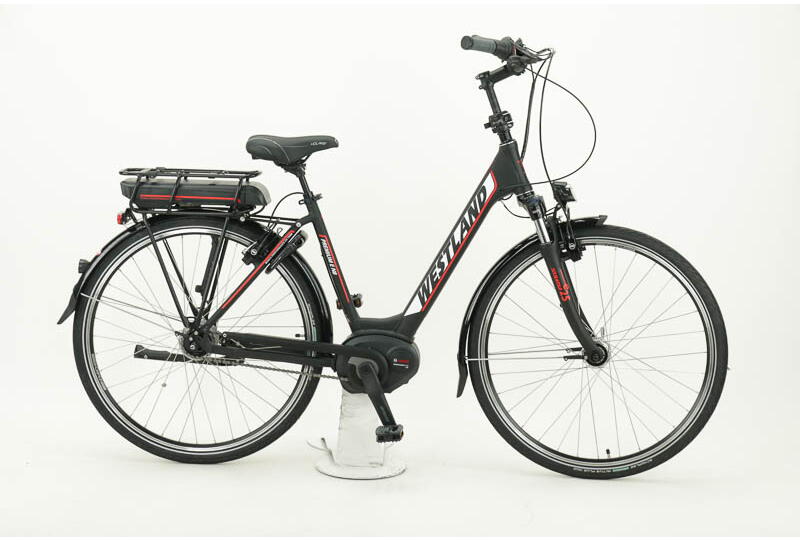 Westland Premium EN8 28 Zoll Wave E-Bike 8-Gang Freilaufnabe 500W 13,4Ah Akku schwarz Bosch Rahmenhöhe: 57 cm