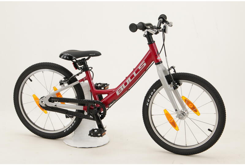 Bulls Tokee Lite 18 V 18" Alu-MTB Wave Singlespeed Freilaufnabe 18 Zoll kinderfahrrad Ohne Schaltung rot Rahmenhöhe: 23 cm