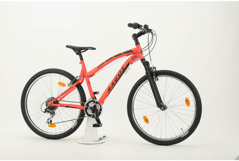 Ragos 26 Zoll Hardtail MTB 21-Gang Kettenschaltung orange Rahmenhöhe: 45 cm