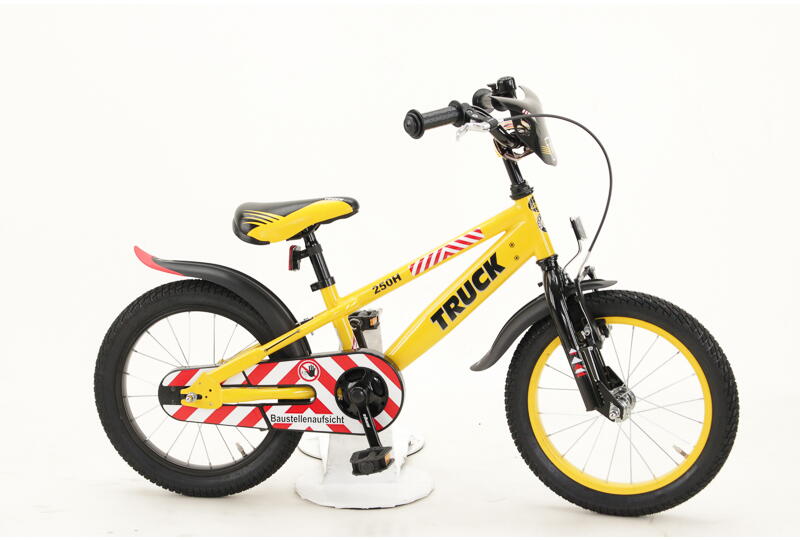 Bachtenkirch Truck 16 Zoll Kinderrad mit Rücktrittbremse gelb Rahmenhöhe: 25 cm