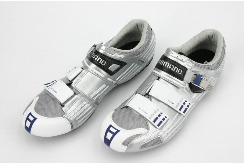 Shimano Schuh SH-RO85 Race SPD silb. Größe: Größe: 50