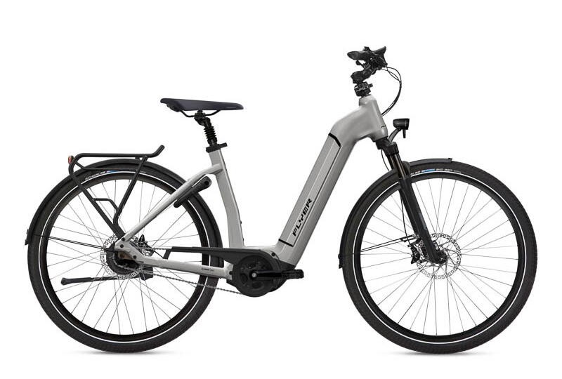 Flyer Gotour 6 5.41R 28" City-/Trekking E-Bike 5-Rücktrittbremsnabe, 625Wh, 65Nm Nabenschaltung, 5 Gang silber Bosch Rahmenhöhe: 57 cm