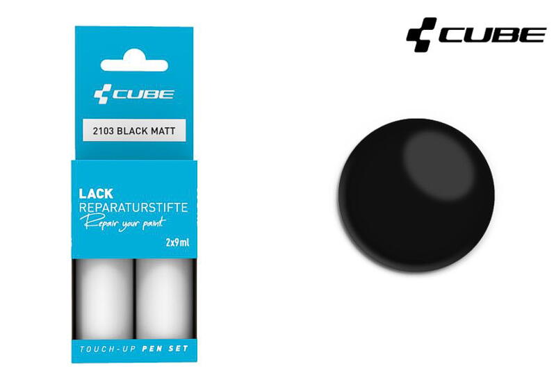 Cube Lackstift Set Black matt 2103
