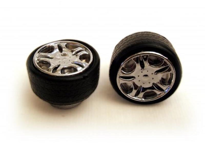 LIIX Ventilkappen "Wheels" sw/si