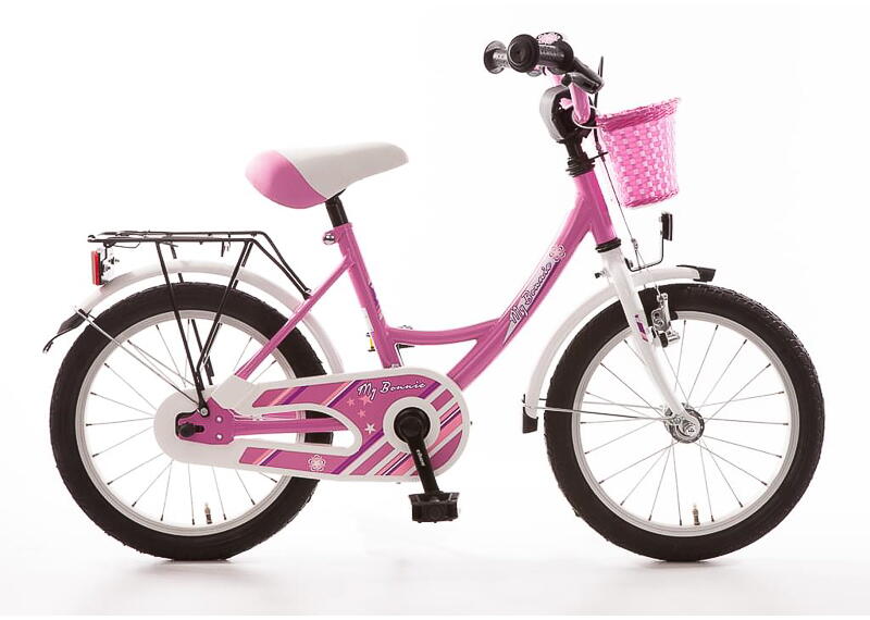 My Bonny My Bonny 16" Kinderrad mit Rücktrittbremsnabe 16 Zoll 1 Gang pink Rahmenhöhe: 29 cm