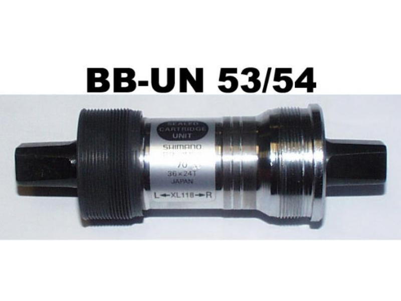 Shimano Innenlager BB-UN 53/54/55 sort Größe: 107 mm