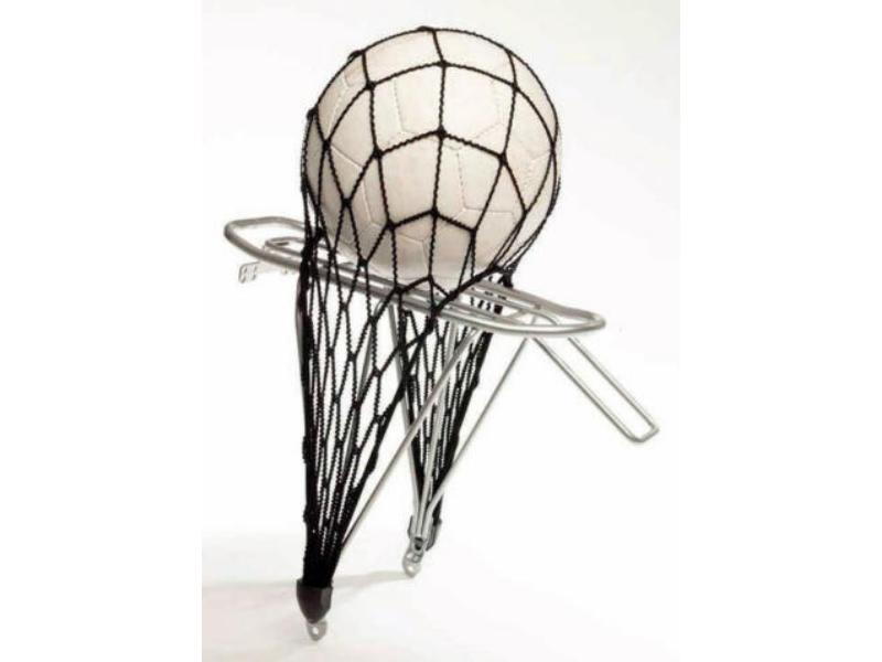 Belico Ballnetz für Gepäckträger sw