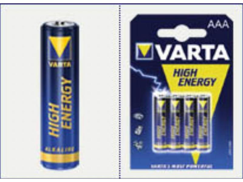 Varta 4 High Energy Micro AAA LR03