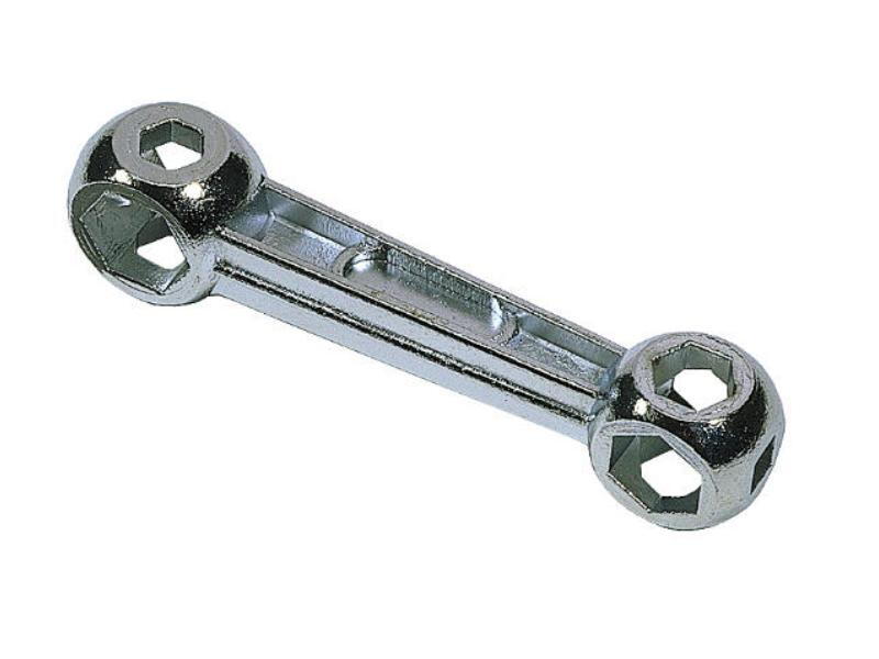 Busch & Müller Zehnlochschlüssel  chrom