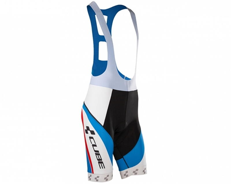 Cube Trägerhose Teamline we/sw/bl Größe: Größe: XXL