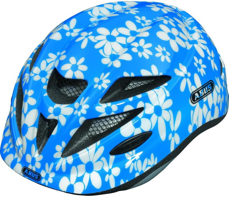 Abus Hubble blue flower Helm Größe: Gr. S