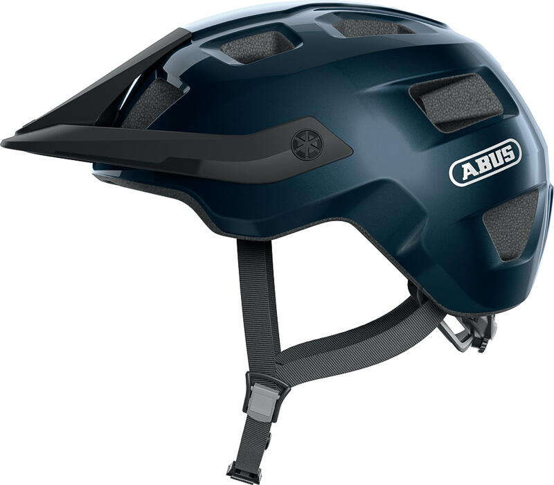 Abus Helm MoTrip midnight blue shin Größe: 51-55 cm