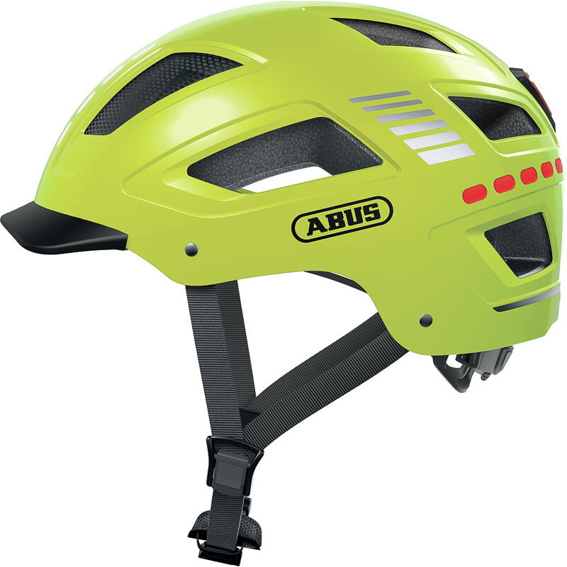 Abus Helm HYBAN 2.0 LED signal yell Größe: 52-58 cm