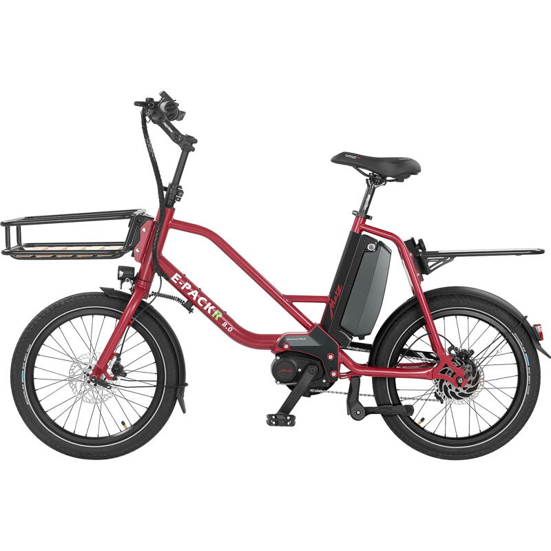 Metz Mobility E-Packr 8.0 20 Zoll Lasten E-Bike 8-Gang Freilaufnabe 500Wh 13,3Ah rot Rahmenhöhe: 50 cm