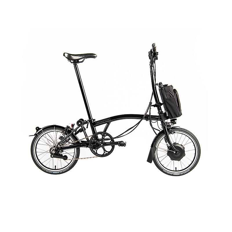 Brompton Electric C-Line H6L E-Faltrad 16" VR-Nabenmotor  6-Gang Nabe/Kette 8,55 Ah 6 Gang Naben-/Kettenschaltung schwarz BMZ Rahmenhöhe: 24 cm