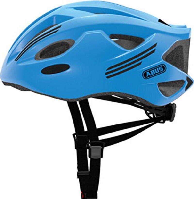 Abus Helm S-CENSION neon blue Größe: L