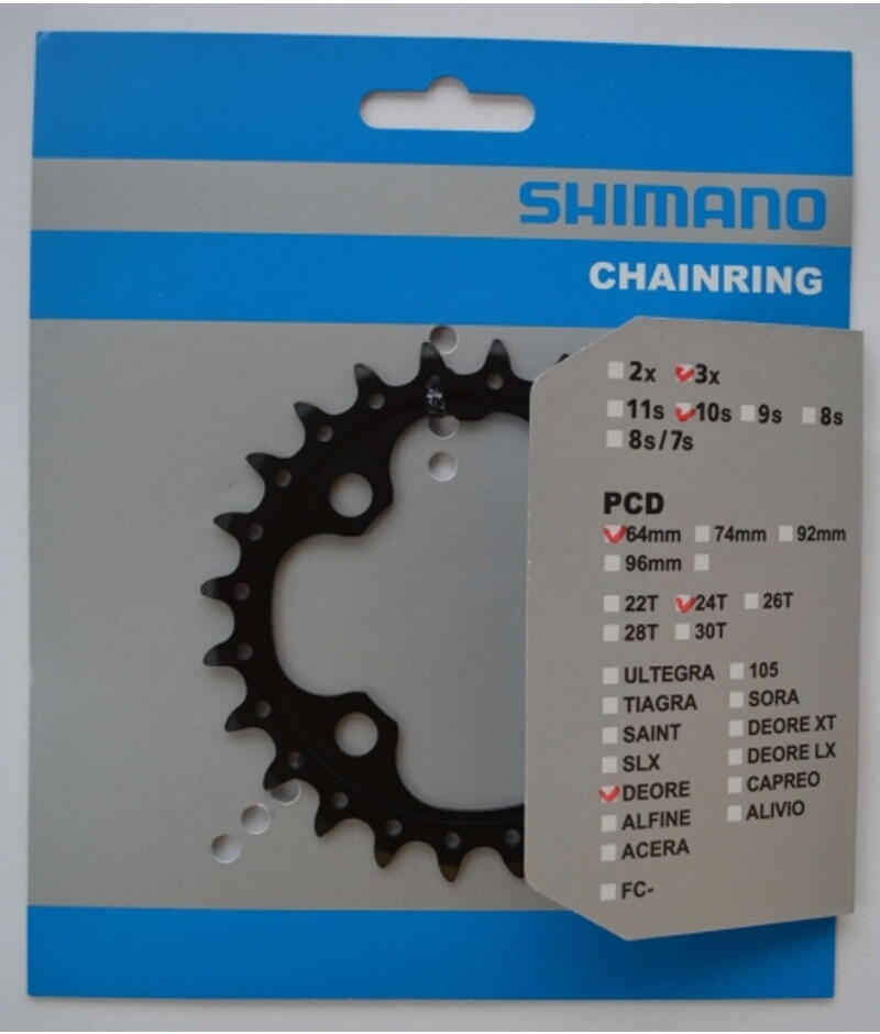 Shimano Kettenblatt Deore 10/64 24T