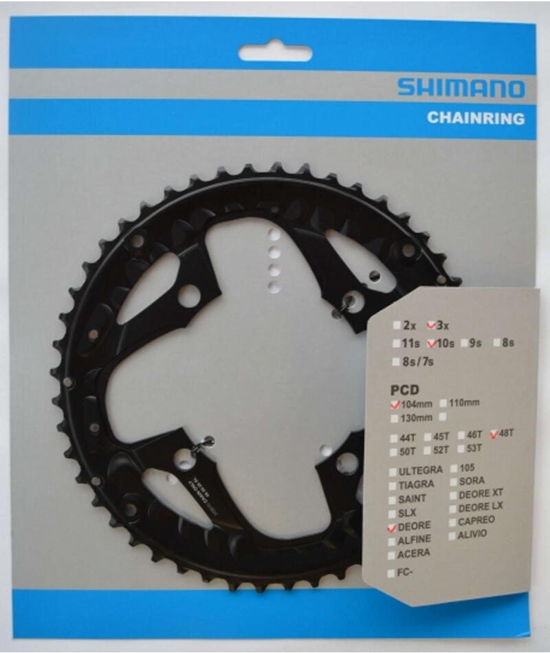 Shimano Kettenblatt 10/104 48Z FC-M610
