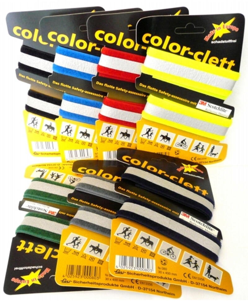 Fasi Color-Clett Reflexband paar