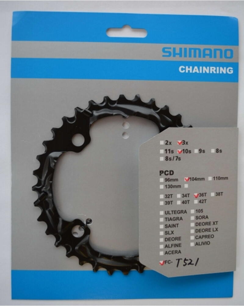 Shimano Kettenblatt 10/104 36Z FC-T521