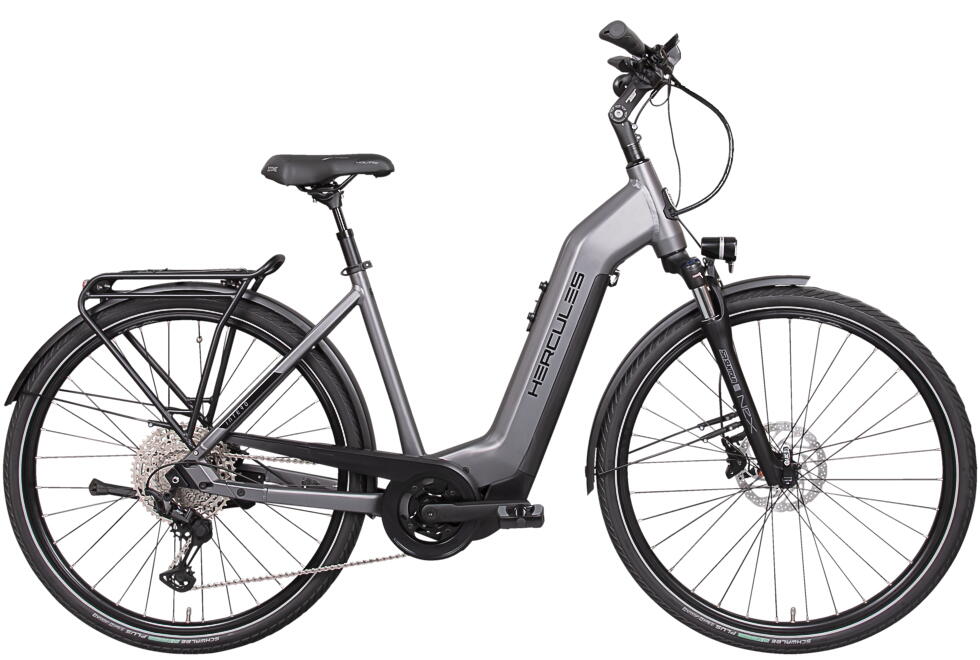 Hercules Intero Pro I-12 28 Zoll E-Bike 12-Gang Kettenschaltung 630Wh 16,75Ah Akku grau Panasonic Rahmenhöhe: 57 cm